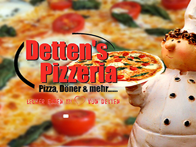 Kunden Webseite Dettens Pizzeria /von https://sider.work.360d-intern.de Webdesign